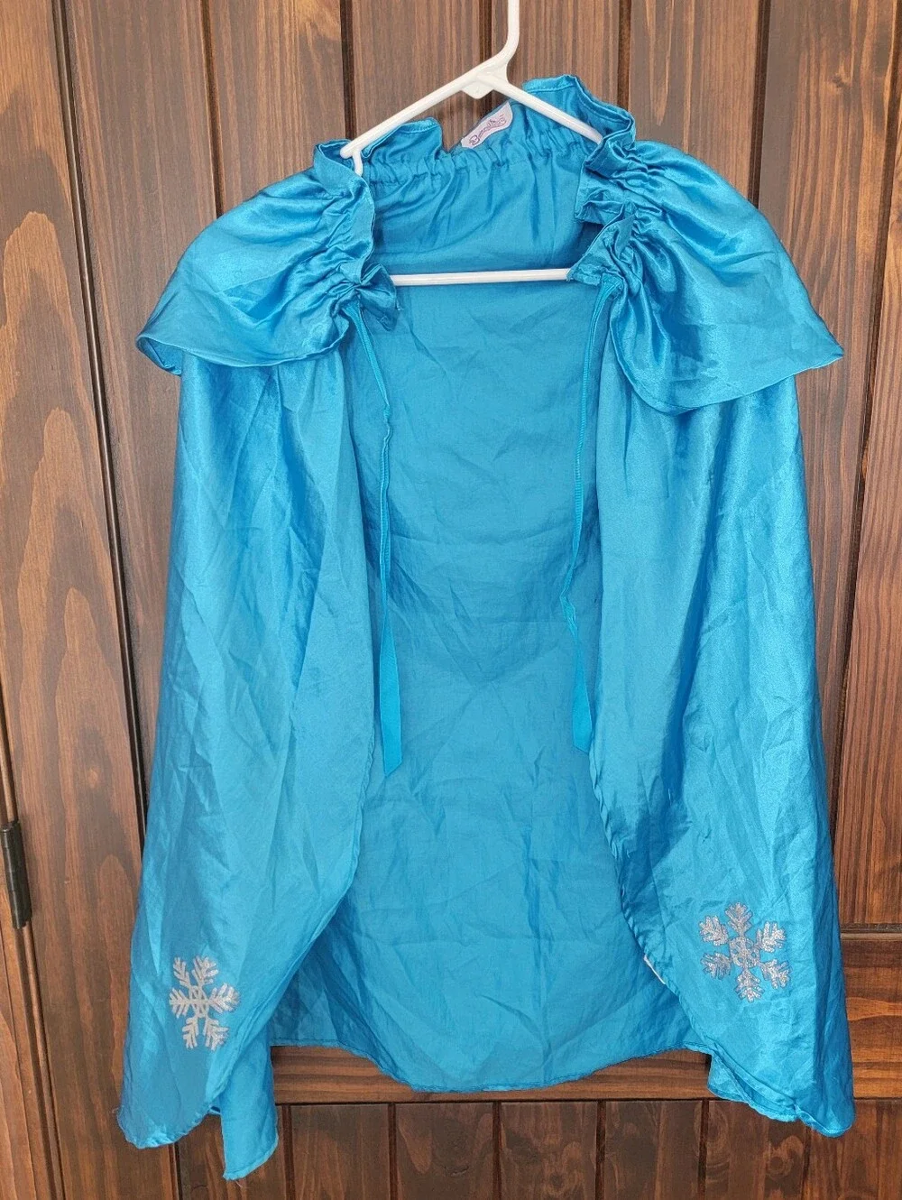 Disney Frozen II Girls Blue Cape with Sleep Dress